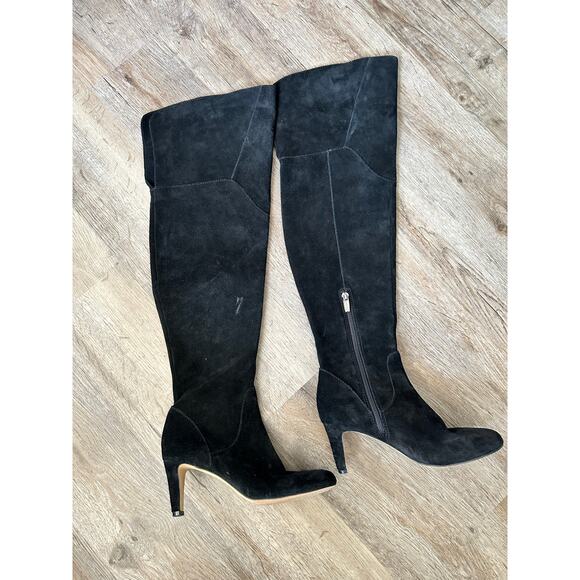 Vince Camuto Women's Armaceli Suede Almond Toe Over Knee Riding Boots size 7 - Picture 6 of 16